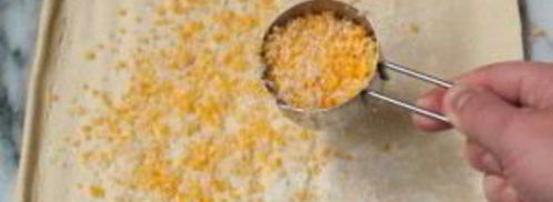 слоеное тесто с сыром. Шаг 3