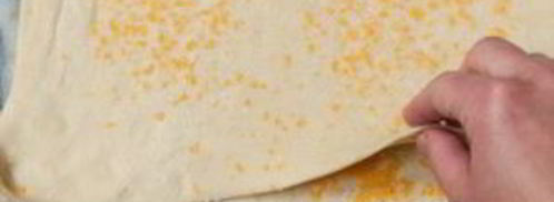слоеное тесто с сыром. Шаг 5