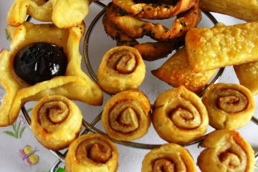 Рецепт слоеное творожное тесто