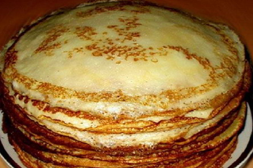 Рецепт тесто для блинчиков