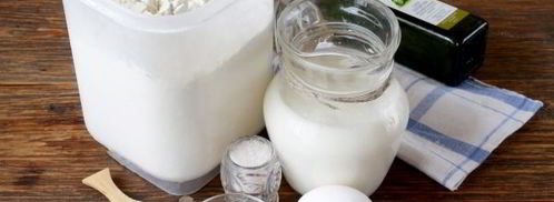 тесто для пиццы на кефире без дрожжей. Шаг 2