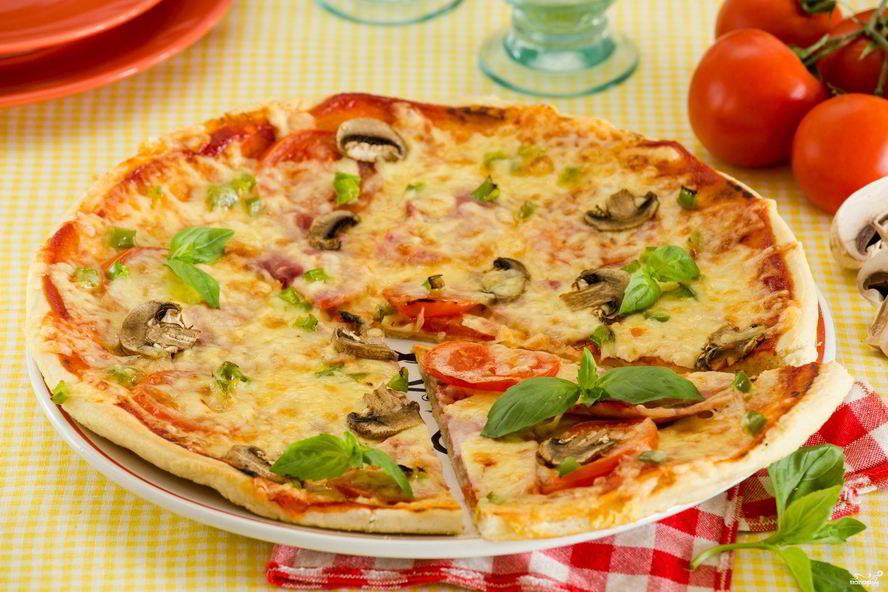 Рецепт тесто для пиццы за 5 минут