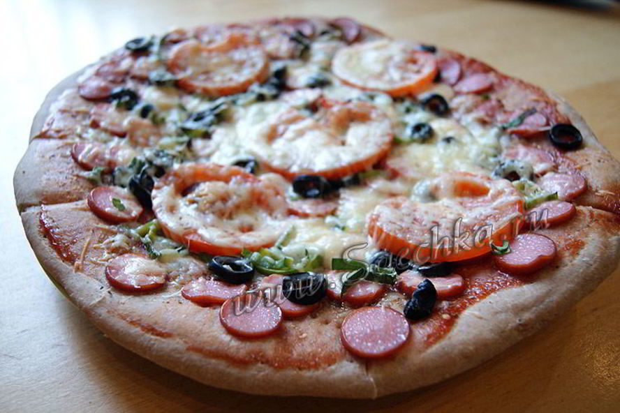 Рецепт тесто из ржаной муки для пиццы