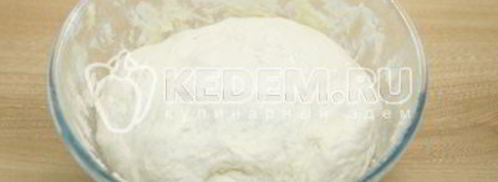 тесто на кефире для пирожков. Шаг 7