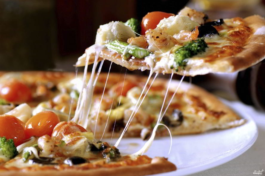 Рецепт тонкое тесто для пиццы