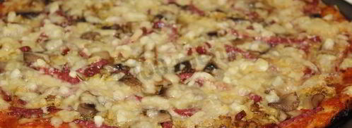 тонкое тесто и соус для итальянской пиццы. Шаг 10