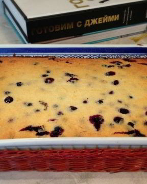 Творожное тесто с ягодами