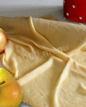 Вытяжное тесто для штруделя