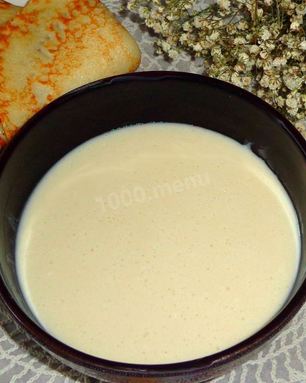 Заварное тесто для блинов на молоке