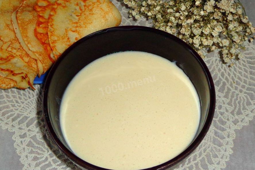 Рецепт заварное тесто для блинов на молоке