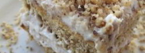 бисквитный торт с грецкими орехами. Шаг 4