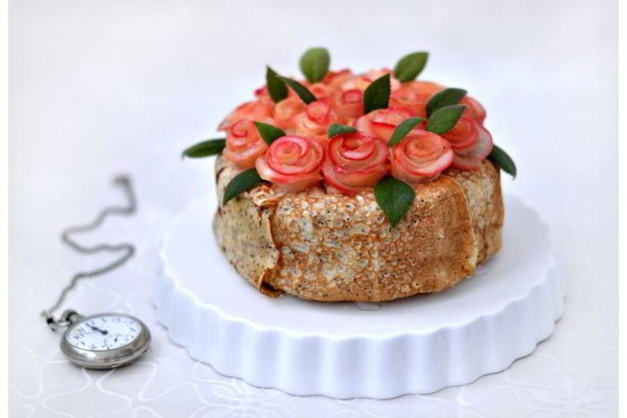 Рецепт блинный торт весеннее настроение