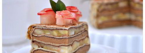 блинный торт весеннее настроение. Шаг 23