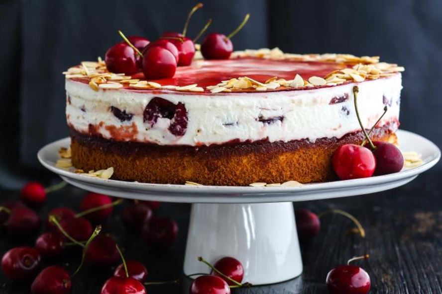 Рецепт йогуртовый торт с черешней