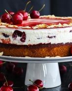 Йогуртовый торт с черешней