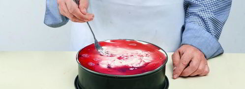 йогуртовый торт с черешней. Шаг 6