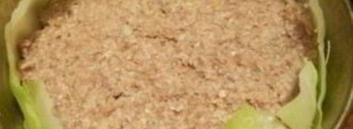 мясной торт с рисом голубчик. Шаг 8