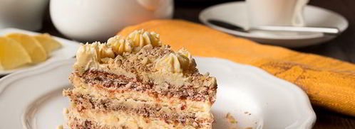 ореховый торт с масляным кремом. Шаг 28