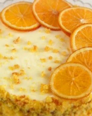 Осенний торт из тыквы с апельсином