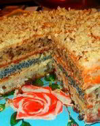 Популярный торт с наполнителями