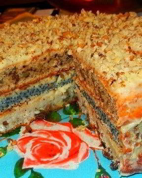 Популярный торт с наполнителями