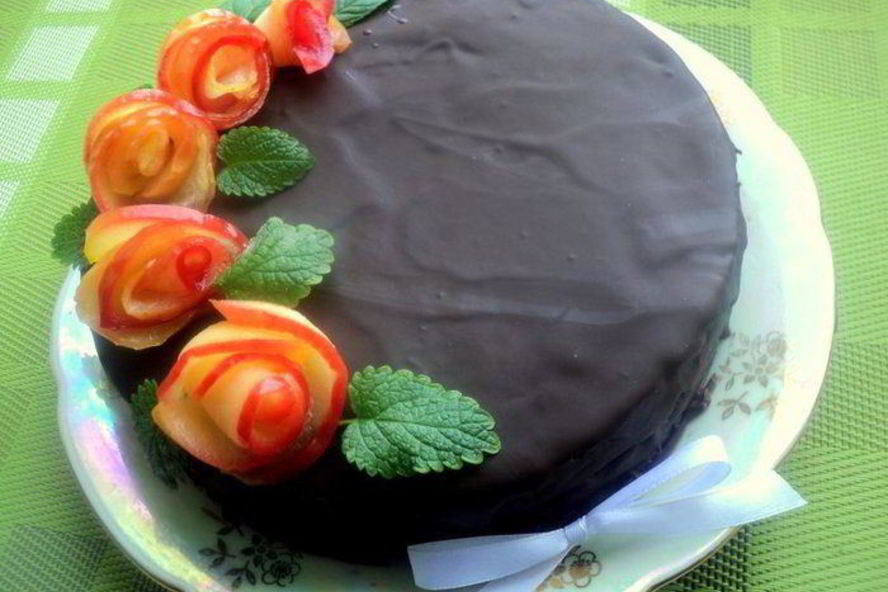 Рецепт постный шоколадный торт именинный