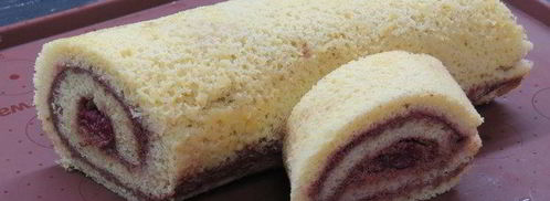 рождественское полено с пряной вишней и розмарином. Шаг 24