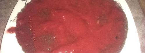 шоколадный торт с молочно-клубничным желе. Шаг 3