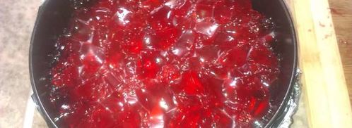 шоколадный торт с молочно-клубничным желе. Шаг 6