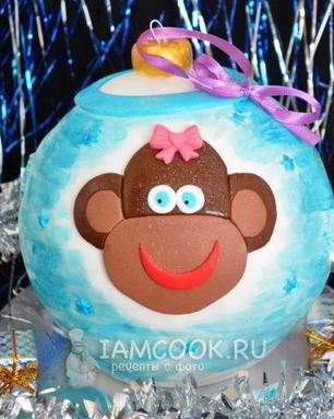 Торт Елочная игрушка