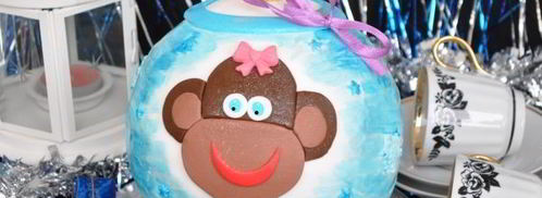 торт елочная игрушка. Шаг 21