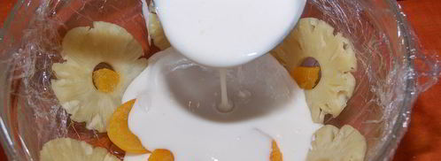 торт фруктовая горка. Шаг 5