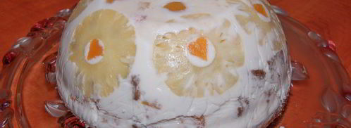 торт фруктовая горка. Шаг 7