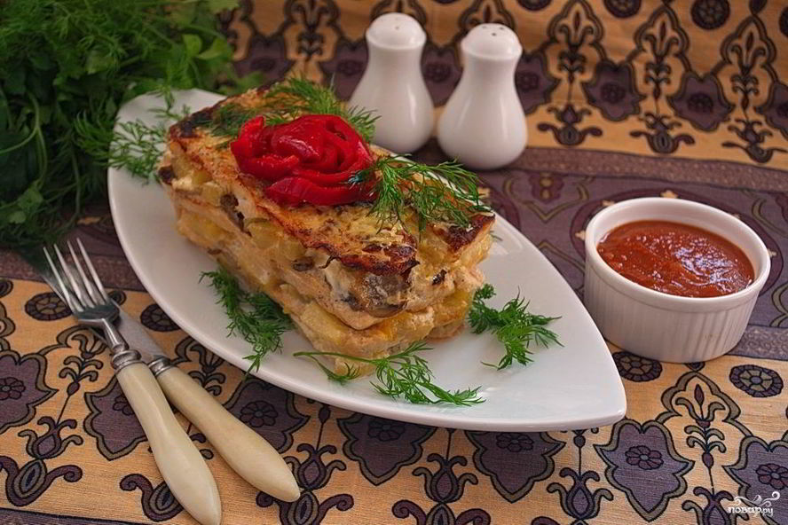 Рецепт торт из курицы