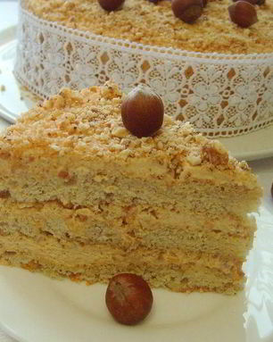 Торт Карамельный орешек