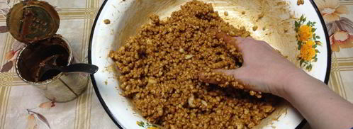 торт муравейник. Шаг 13