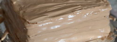 торт наполеон шоколадно-сливочный. Шаг 21