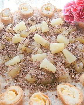 Торт с сыром маскарпоне и капучино