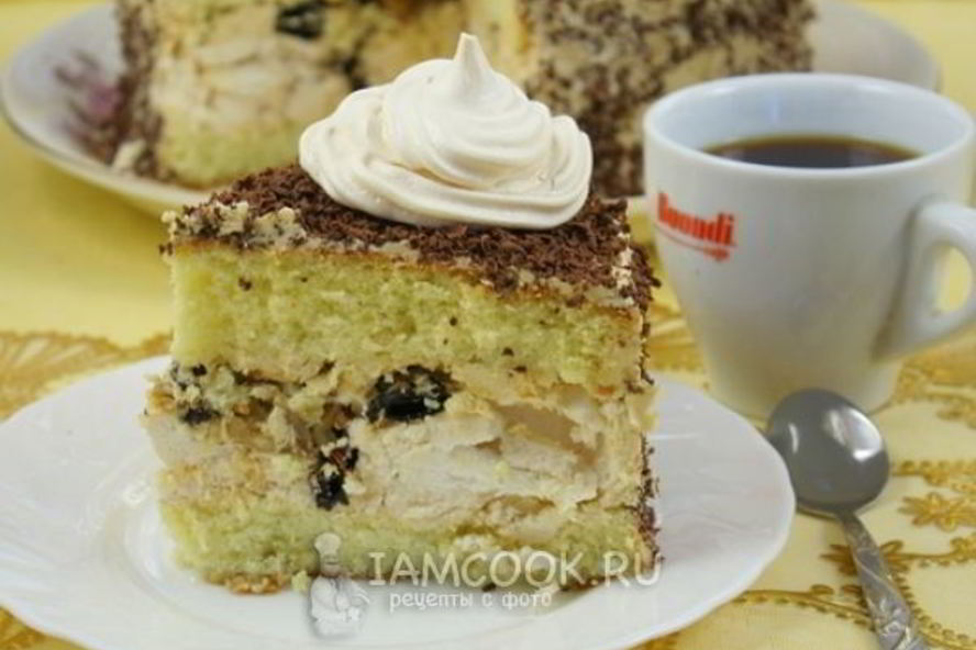 Рецепт торт воздушный замок