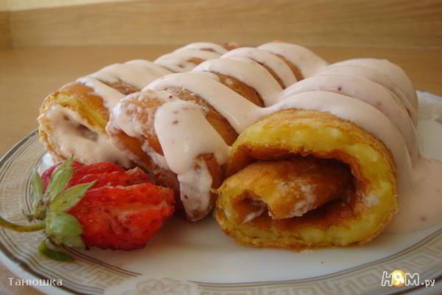 Рецепт творожные рулетики