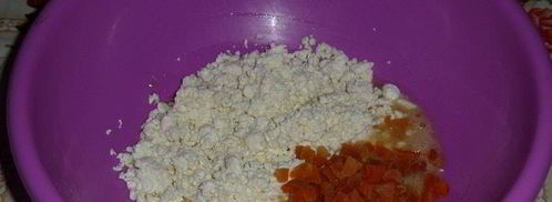 творожные вафли с курагой. Шаг 4