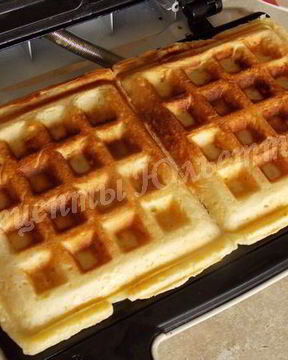 Творожные вафли