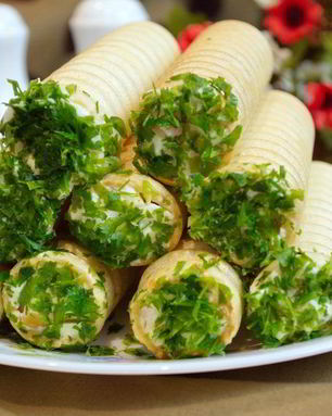 Вафельные трубочки с начинкой