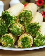 Вафельные трубочки с начинкой