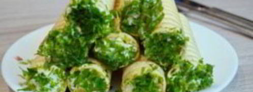 вафельные трубочки с начинкой. Шаг 7