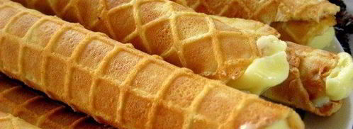 вафельные трубочки. Шаг 11