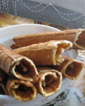 Вафли на кефире