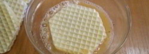 вафли с фаршем в кляре. Шаг 6