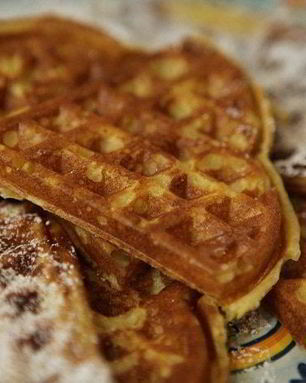 Вафли с тыквой и кардамоном