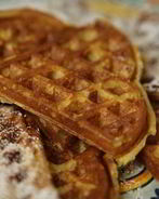 Вафли с тыквой и кардамоном